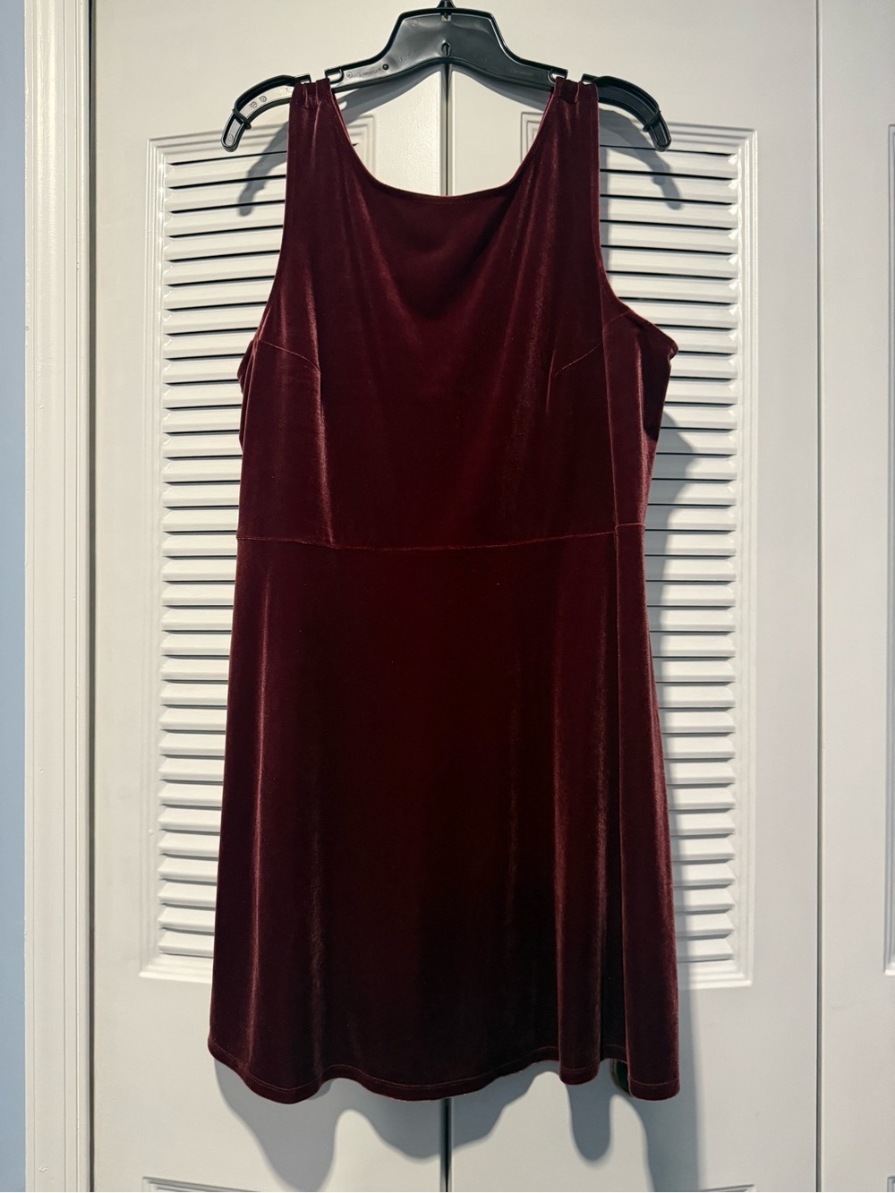 Express Women's Velvet Dress - Wine